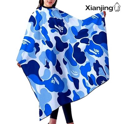 Adult Barber Cape,Camo Camouflage Professional Salon Haircut Capes,Haircut Kit Hairdressing Apron