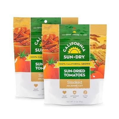 California Sun Dry Smoked Sun-Dried Tomatoes, 3oz (Pack of 2)