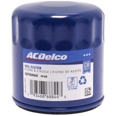 ACDelco GM Original Equipment PF48 (12710960) Oil Filter