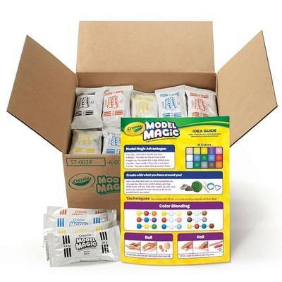 Crayola Model Magic (30 Pack), Air Dry Modeling Material, Teacher Classroom Must Haves, School Supplies for Kids, Soft Clay Alternative, 15 Colors, 1 oz Packs