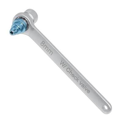 FIRSTINFO 8mm Mini Brake Bleeder Wench with Check Valve | 12 Points Socket, for Automotive and Motorcycle Brake Bleeding