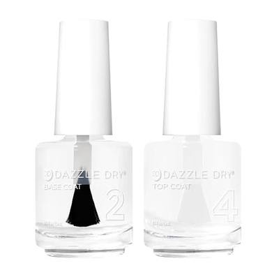 Dazzle Dry Step 2 - Base Coat + Step 4 - Top Coat (0.5 oz /15 mL each)