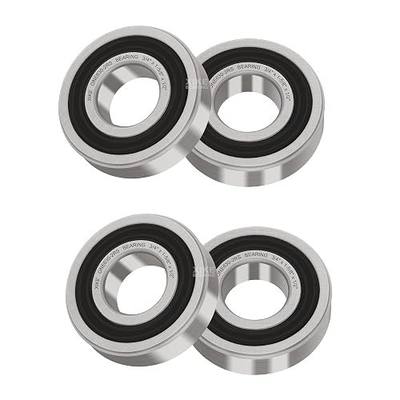 XIKE 4 Pcs Bearings 3/4" x1-5/8 x1/2", Compatible with 1630-2RS. | Double Rubber Seals and Pre-Lubricated, Deep Groove Ball Bearing