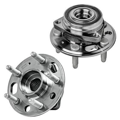 Detroit Axle - Pair Front Wheel Bearing Hub Assembly for 14-17 Chevy Impala | 2013-2015 Malibu, 2013-2017 Cadillac CTS XTS, 2011-2017 Buick Lacrosse Regal, 2010-2017 GMC Terrain Equinox, 5 Lugs