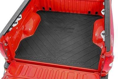 Rough Country Truck Bed Mat for Ford F-250/F-350 Super Duty (2017-2026) – Fits 8' Bed, Non-Slip, Tear-Resistant Heavy-Duty Rubber, Non-Slip Protection