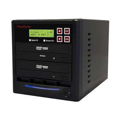 1 to 1 24X Burner M-Disc Support CD DVD Duplicator - Standalone Copier Duplication Tower PIO-S1T-DVD-BK | Disc Duplication Tower Copier