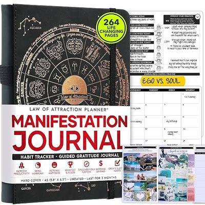 Freedom Mastery Daily Journal of Gratitude, Productivity & Habit Tracker | Undated 90-Day Planner with Daily Reflection, Mindfulness, Positivity, Vision Board & Stickers, Gratitude Journal for Women