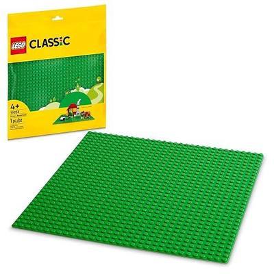 LEGO Classic Green Baseplate, Square 32x32 Stud Foundation to Build, Play, and Display Brick Creations, Great for Grassy Nature Landscapes, 11023,4+ Years