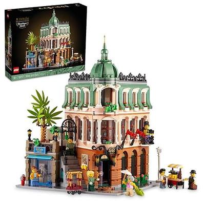 LEGO Icons Boutique Hotel Model Kits - Bedroom or Office Decor for Men & Women, Ages 18+ - Building Blocks for Adults for Display - Gift Idea - 10297