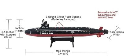 Toy Aircraft Carrier Submarine and Battleship Destroyer Combo | 8 Mini Fighter Jets