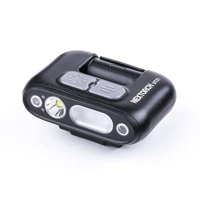 NEXTORCH UT31 Portable Clip-On LED Red Blue Signal Light USB Rechargeable | Mini Shoulder Signal Lamp for Cycling, Night Running, Outdoor, Traffic Guidance, Work Daily Use