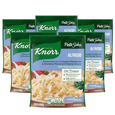 Knorr Pasta Side Dish 6 Count For Delicious Quick Pasta Side Dishes Alfredo Fettuccine No Artificial Flavors or Preservatives 4.4 oz