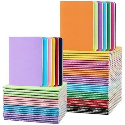 Gwybkq Small Lined Notepads Bulk 60 Pack (30 Sheets/60 Pages) Mini Journal Pocket Notebooks Set Colorful Cover Notebooks for Kids 3.5 x 5.5 Inches