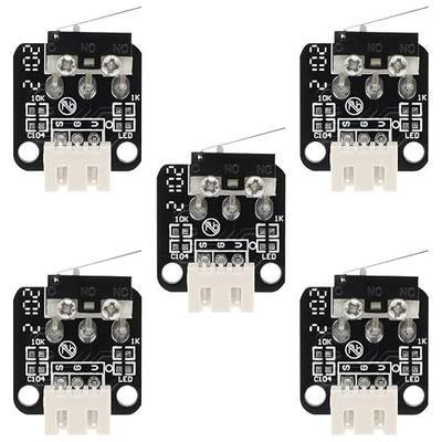 3D Printer Part End Stop Limit Switch,5 Pcs Micro Mechanical Switch 3 Pin Compatible with CNC RAMPS 1.4 RepRap 3D Printer CR-10 10S,S4,S5,Ender 3/Ender 3 Pro/Ender 3 V2 by GUBCUB