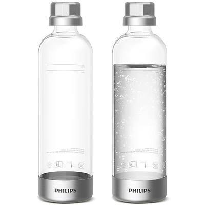 Philips Carbonating Bottles ADD916/37, 1L Sparkling Water Bottles, 2 Pack | Compatible with Philips Sparkling Water Maker ADD4902BKOQ/37, ADD4902WHOQ/37 and ADD4901GROQ/37, ADD4901BKOQ/37
