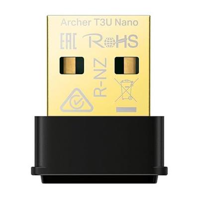 TP-Link Nano USB WiFi Adapter for PC(Archer T3U Nano)-AC1300 2.4G/5G Dual-Band Wireless Network Transceiver Adapter for Desktop PC, Travel Size, Supports Windows 11,10, 8.1, 8, 7 / up to Mac OS 10.15