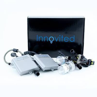 Innovited H11 H9 H8 6000K HID Xenon Bulb x 1 pair bundle with 2 x 55W Performance AC Digital Ballast (Diamond White)