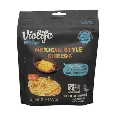 Violife, Cheese Plant Based Shred Mexican Style, 8 Ounce
