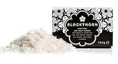Blackthorn Scottish Gourmet Sea Salt Flakes - Natural and Unrefined, 4.25oz Box (Pack of 1)