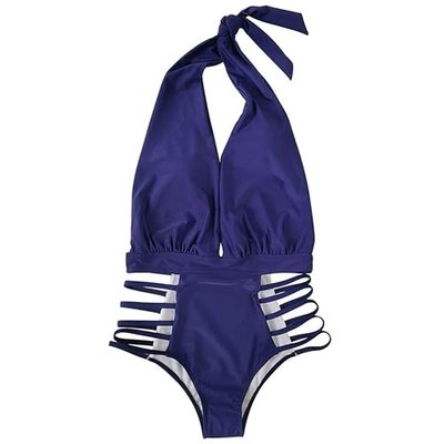 Women One Piece Bikini Bandage Swimwear Cut Out Swimsuit Backless Bathing Suit