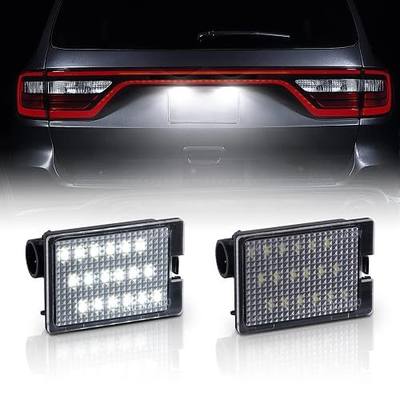 Gempro LED License Plate Lights Rear Tag Lamps for Dodge Durango 2014 2015 2016 2017 2018 2019 2020 2021 2022 Pickup Truck