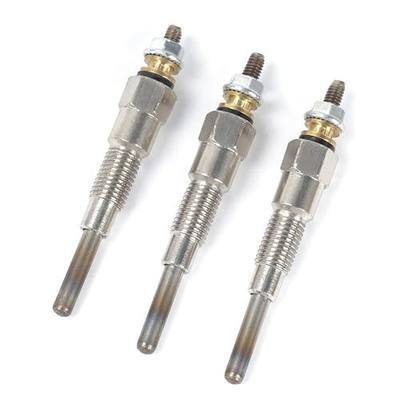 16851-65510 16851-65512 Glow Plug 3PCS Compatible with Kubota D722 D902 D905 D1005 D1105 V1505 V1305 Z482 RTV900 RTV1100, Tractor B1700D B1700E ZD326 ZD331, Mower BX1800D BX1830D, 168516551