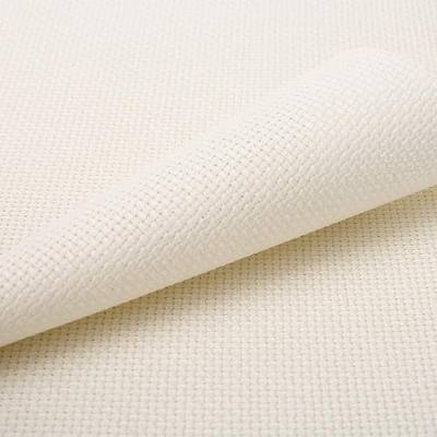 Aida Cloth 14 Count Cross Stitch Fabric,19×28inch (14CT, Off White) | 100%Cotton, Uniform Even Grids for DIY Counted Embroidery Needlework Crafts
