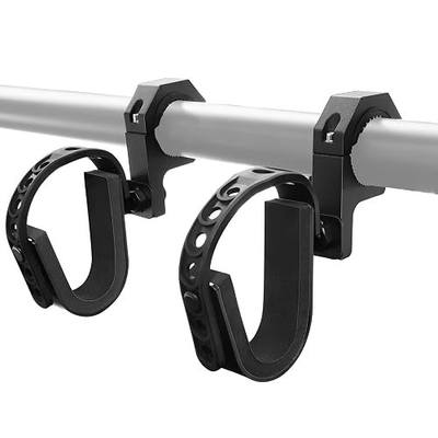 StarknightMT UTV ATV Hunting Tool Gun Rack Holder Fits 1" to 2" Roll Cage, Alloy Steel Mount with Protective Foam Compatible with Polaris RZR Ranger Can-Am Kawasaki Golf Cart