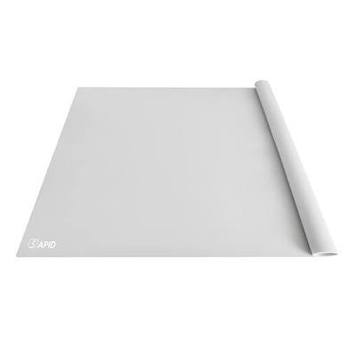 Extra Large Silicone Mat Kitchen Counter Heat Resistant Table Mat 36" x 24" | Place Mats, Countertop Protector , Thick Placemats Washable Silicone Mats for Kitchen Counter Dining Table Mat , Grey , Sapid