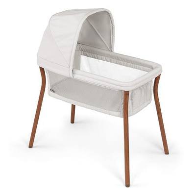 Chicco LullaGo Anywhere LE Portable Bassinet with Canopy and Carry Bag | Baby bassinet for bedside or travel use, GREENGUARD Gold, waterproof mattress, mesh sides, 13 lbs, Serene/Beige