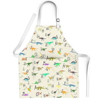 Kids Aprons for Girls and Boys, Toddler Apron with Pocket for Painting, Cooking, Baking, Gardening and Crafts