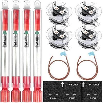 Dreyoo 4 Pcs RV Water Heater Thermal Cutoff with ECO Thermostat Assembly | Compatible with Atwood GC6AA-10E Water Heaters, Triple-Stage Overheat Protection, Complete Repair Kit, Easy Installation