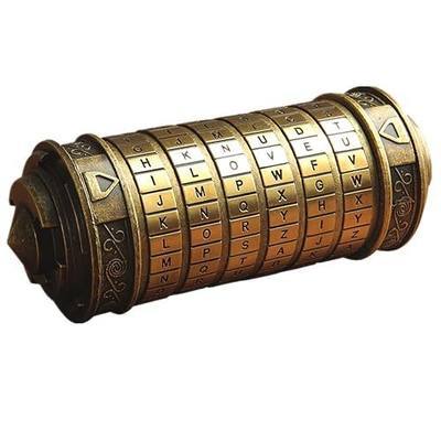 Cryptex Puzzle Boxes Da Vinci Code Mini Cryptex Lock Anniversary Valentine's Day Puzzle Birthday Gifts for Her Girlfriend