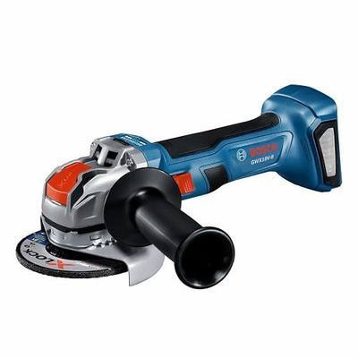 Bosch GWX18V-8N-RT 18V X-Lock Brushless Angle Grinder for Batteries BAT612 | Tool Free Wheel Changes | Paddle Free Slide Switch | Restart Protection | Overload Protection | Kickback Control