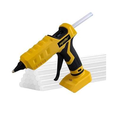 100W Cordless Hot Glue Gun Compatible with Dewalt 20V MAX Battery (Tool Only) High Temp Electric Power Glue Gun with 20PCS Full Size Glue Sticks for Arts Crafts DIY Festival Decor School Home Repair | Tool Only, High Temp Electric Power Glue Gun, 20PCS Full Size Glue Sticks for Arts Crafts DIY Chris