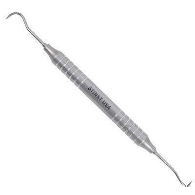 Dental Sickle Scaler U15/33 – Professional Plaque & Tartar Scraper Tool, Stainless Steel, for Dentists, Hygienists & Students (Handle 10) | Professional double ended dental plaque remover tool. Premium autoclavable hand instrument for hygienists & students.