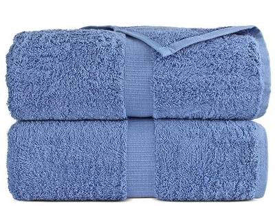 Turkish Linen 100% Cotton Eco-Friendly, Soft and Super Absorbent Towel (Standard Bath Sheet - 35'' x 70'', Wedgewood)