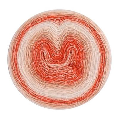 SHIKE Moonlight Cake Gradient Color Wool-Cotton Rainbow Yarn for Knitting or Crocheting, 150g/5.3oz 390m/426.5yds Ombre Self Striping Air Yarn