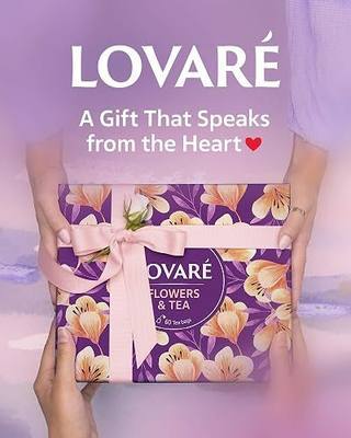 LOVARE Tea Bags Variety Pack - Made in Ukraine - Black and Green, Floral Berry, Mixed Blend Assorted Collection - Tea Sampler - Gift Sets for Tea Lovers (60 Bags - 12 Tastes)