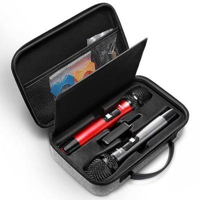 Bietrun Portable Microphone Storage Case Wireless Mics WXM 02/WXM 04/WXM 19/WXM19A/WXM 21, EVA Microphone Storage Case Compatible with JBL Wireless Two Microphone System, Case Only