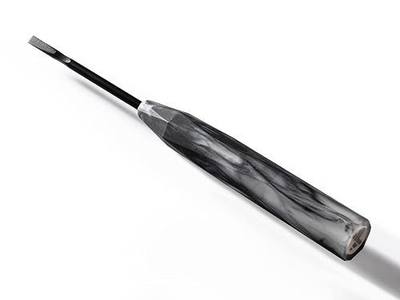MONEST - Handmade Premium Wax Carving Tool (Storm Black-Shovel) - Food Grade Stainless Steel Tools for Globbing Sauce, Concentrates & Wax - Epoxy Resin Handle Wax Tool