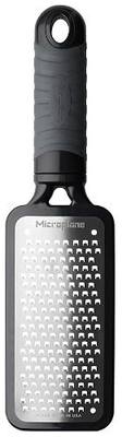Microplane Home Series Multipurpose Coarse Grater - Easy to Use, Perfect for Everyday Cooking (Black)
