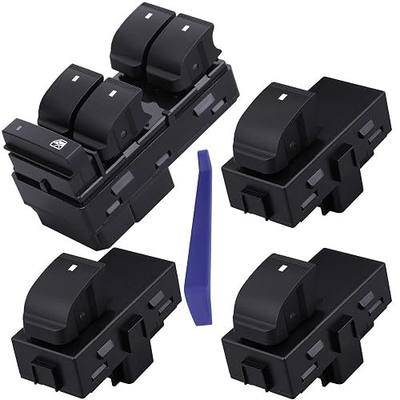 Driver Side Power Window Switch & 3 Pcs Passenger Window Switches, Compatible with 07-13 Chevy Silverado/GMC Sierra 1500 2500HD 3500HD/10-13 Yukon/09-16 Chevrolet Traverse/08-11 HHR