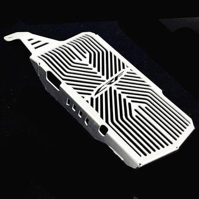 Radiator Grille Guard Cover Shield Protective Compatible With HONDA CRF 300L CRF300L 2021 + (Silver)