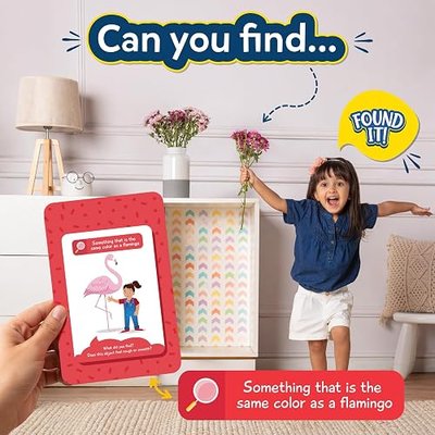 Skillmatics Indoor & Travel Scavenger Hunt – Found It Card Game | Educational Game Collections, Gifts for Kids, Boys, Girls and Families, for Ages 4, 5, 6, 7, Perfect for Home, School