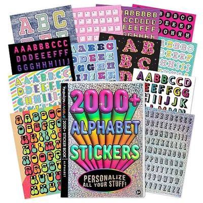 Fashion Angels 2000+ Alphabet Sticker Book | Includes Fun & Colorful Craft Letter Stickers, Ideal for Accessorizing Kids & Teens Notebooks, Journals & More