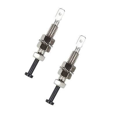 Door Pin Switch Car Auto Trunk Alarm Security Hood On Off Momentary 20A 12Vdc Universal Adjustable Bonnet Light Hood Screw 2PCS