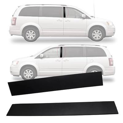 926-446 B Pillar Trim Door Molding for Front Passenger Driver Side Windshield Outer Compatible with 2008-2016 Chrysler Town & Country 2008-2020 Dodge Grand Caravan Replace 5020664AA 5020665AA 926-445