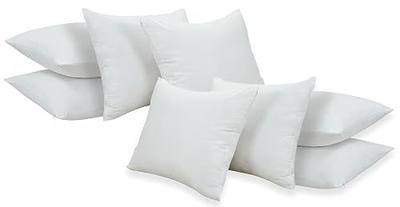 Royale Linens Waterproof Pillow Protectors Queen 8 Pack 100% Soft Brushed Microfiber Pillow Cover - Soft Quiet Zippered Pillows Protectors Non - Terry (Queen- Set of 8 - 20x30)