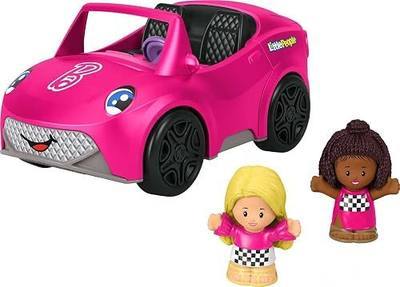 Fisher-Price Little People Barbie Convertible | Toddler Toy Car, Music, Sounds & 2 Figures for Pretend Play, For Kids Ages 18+ Months